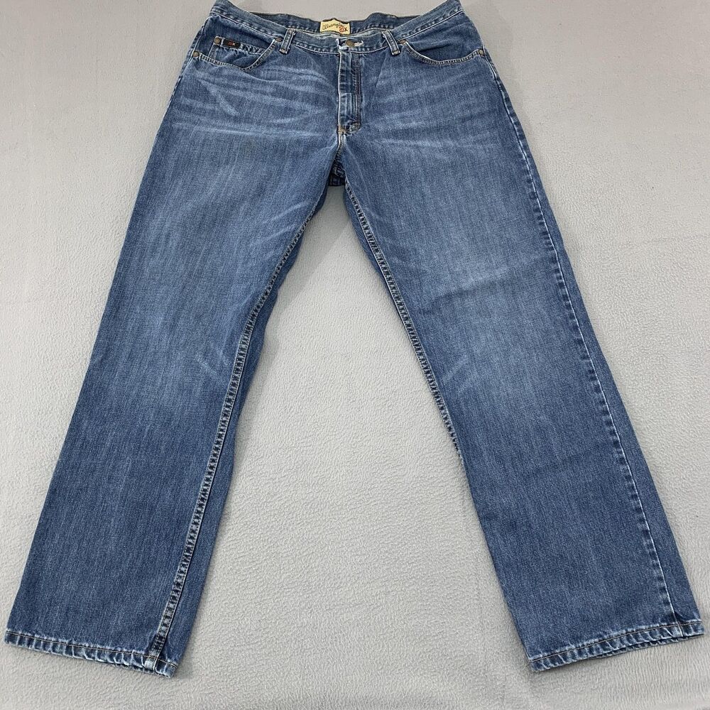 Wrangler 20X Jeans Mens 36x31 Blue Competition 01MWXWRW Straight Leg Denim
